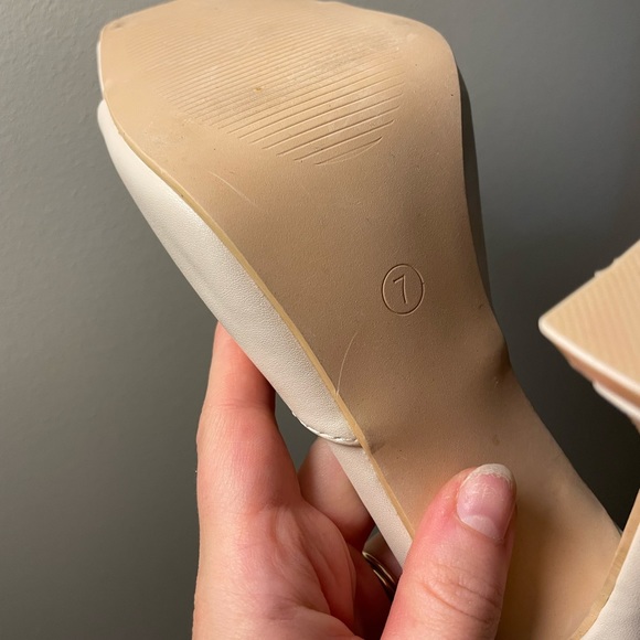 Cape Robbin Lithe Sexy High Heels for Women, Square Open Toe Shoes Heels - Picture 3 of 5